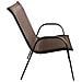 SOFIA Sedia da giardino moderna - Marrone x 4 - Foto miniatura 3