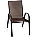 SOFIA Sedia da giardino moderna - Marrone x 4 - Foto miniatura 6