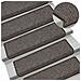 Tappeti Adesivi per Scale Sisal 30pz 65x21x4cm Grigio e Beige - Foto miniatura 6