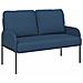 Divani con cuscino 110cm Blu Legno compensato - Foto miniatura 1