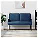 Divani con cuscino 110cm Blu Legno compensato - Foto miniatura 3