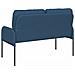 Divani con cuscino 110cm Blu Legno compensato - Foto miniatura 6