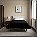 Duvet Estivo Nero 155 x 200 cm Microfibra e Fleece Teddy - Foto miniatura 4