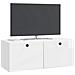 Mobile Porta TV da Muro 78,5 x 31 x 30 cm Bianco Lucido - Foto miniatura 2