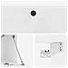 Mobile Porta TV da Muro 78,5 x 31 x 30 cm Bianco Lucido - Foto miniatura 7
