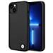Custodia Bmw Bmhcp14ssilbk Per Iphone 14 6,1 Nero /nero Silicone Logo Metallico - Foto miniatura 1