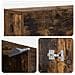 Cornice per camino Rovere Fumo 102 x 18 x 100,5 cm - Foto miniatura 9