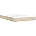 Letto con contenitore LED e materasso Crema 160 x 200 cm - Foto miniatura 7