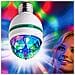 CLB 3 Faro da Discoteca Multicolore Lampadina LED E27 3x 1W - Foto miniatura 2