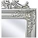 Specchio A Pavimento In Stile Barocco 160x40 Cm Argentato - Foto miniatura 4