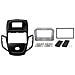 Mascherina Adattatore Autoradio 03746 Con Foro 2din Nero Lucido Ford Fiesta Dal 2008 - Foto miniatura 1