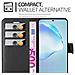 Custodia Compatibile Con Samsung Galaxy S20 Plus In Nero Carbone - Coperchio Protettiva Con Chiusura Magnetica, Funzione Stand E Tasca Per Le Carte - Foto miniatura 4