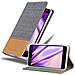 Custodia Compatibile Con Nokia 2 2017 In Grigio Chiaro Marrone - Coperchio Protettiva Con Chiusura Magnetica, Funzione Stand E Tasca Per Le Carte - Foto miniatura 4