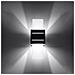 Novità! Applique Nero Per Salotto E Corridoio - Alluminio - Loreto Sl. 0201 Lampada A Muro Loft Quadrata, Stile Moderno, A Luce Singola Led G-9 *** Lampade - I Prezzi Più Bassi Su Amazon! - Foto miniatura 15
