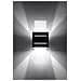 Novità! Applique Nero Per Salotto E Corridoio - Alluminio - Loreto Sl. 0201 Lampada A Muro Loft Quadrata, Stile Moderno, A Luce Singola Led G-9 *** Lampade - I Prezzi Più Bassi Su Amazon! - Foto miniatura 7