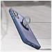 Cover Samsung Galaxy S21 Plus Anello In Metallo Funzione Supporto Blu - Foto miniatura 2