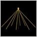 Albero di Natale a Cascata Luci LED Interni Esterni 800 LED 5 m - Foto miniatura 2