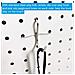 Pegboard Ganci Assortimento Con Pegboard Scomparti Peg Serrature Per Preparare Vari Strumenti 80 Pezzi - Foto miniatura 2