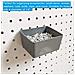 Pegboard Ganci Assortimento Con Pegboard Scomparti Peg Serrature Per Preparare Vari Strumenti 80 Pezzi - Foto miniatura 4