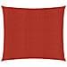 Vela Parasole 160 g / m² Rossa 2x2 m in HDPE - Foto miniatura 1