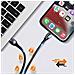 Cavo Iphone Lightning 1,2m 5a 20w Ricarica Rapida Indicatore Luminoso - Foto miniatura 6