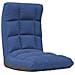 Sedia A Sdraio Da Terra Pieghevole Blu In Tessuto - Foto miniatura 2