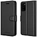 Custodia Compatibile Con Honor View 30 In Nero Carbone - Coperchio Protettiva Con Chiusura Magnetica, Funzione Stand E Tasca Per Le Carte - Foto miniatura 1