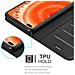 Custodia Compatibile Con Honor View 30 In Nero Carbone - Coperchio Protettiva Con Chiusura Magnetica, Funzione Stand E Tasca Per Le Carte - Foto miniatura 4