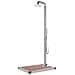 Doccia Da Giardino Con Base Marrone 230 Cm In Acciaio Inox - Foto miniatura 1
