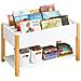 Libreria Per Bambini Con Vani Portaoggetti Bianco 85x42x45m - Kmb35-w - Foto miniatura 1