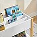 Libreria Per Bambini Con Vani Portaoggetti Bianco 85x42x45m - Kmb35-w - Foto miniatura 3