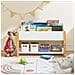 Libreria Per Bambini Con Vani Portaoggetti Bianco 85x42x45m - Kmb35-w - Foto miniatura 6