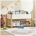 Libreria Per Bambini Con Vani Portaoggetti Bianco 85x42x45m - Kmb35-w - Foto miniatura 7