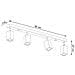 Applique Da Soffitto In Legno Keke 4 Legno 200x50x800 Mm Legno - Foto miniatura 6