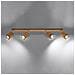 Applique Da Soffitto In Legno Keke 4 Legno 200x50x800 Mm Legno - Foto miniatura 12