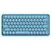 Tastiera USB + RF Wireless + Bluetooth 00217399  (Layout Tedesco) Colore Blu - Foto miniatura 4