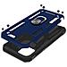 Cover Per Iphone 15 Ibrida Anello Magnetico Serie Armoring Blu - Foto miniatura 4