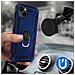 Cover Per Iphone 15 Ibrida Anello Magnetico Serie Armoring Blu - Foto miniatura 5