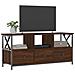 Mobile Tv Rovere Marrone 102x33x45 Cm Legno Multistrato E Ferro - Foto miniatura 3