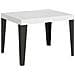 Tavolo Allungabile 70x110/194 Cm Flame Telaio Antracite - Bianco Frassino - Foto miniatura 3