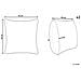 Set Di 2 Cuscini Coney Cotone 45 X 45 Cm Beige Chiaro - Foto miniatura 14