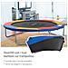 Copertura Imbottita Bordo Trampolino, Protezione per Tappeto Elastico in PVC Rosso Blu Giallo (?305cm) - Foto miniatura 5