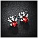 Orecchini In Argento Con Renna Per Natale - Argento / Gelso - Foto miniatura 3