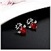 Orecchini In Argento Con Renna Per Natale - Argento / Gelso - Foto miniatura 4