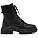 Black Casual Closed Booties Stivaletti Pelle Scarpe Donna Nero Eu 36, 1-26274-41 007 - Foto miniatura 2