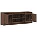 Mobile Porta TV con LED Rovere Marrone 139,5x34x50cm Truciolato - Foto miniatura 9