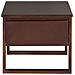 Comodino 1 Cassetto Giulia Legno Di Pino Marrone Scuro - Foto miniatura 4