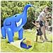 Elefante Gonfiabile Gigante Con Spruzzatore D'acqua Nel Bagagliaio. 220x160 Cm. 220x100x160 Cm. Colore Blu - Foto miniatura 6
