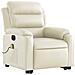 Lusso Casadino -  Poltrona Alzapersona Elettrica Reclinabile Crema In Similpelle - Foto miniatura 3
