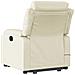 Lusso Casadino -  Poltrona Alzapersona Elettrica Reclinabile Crema In Similpelle - Foto miniatura 4
